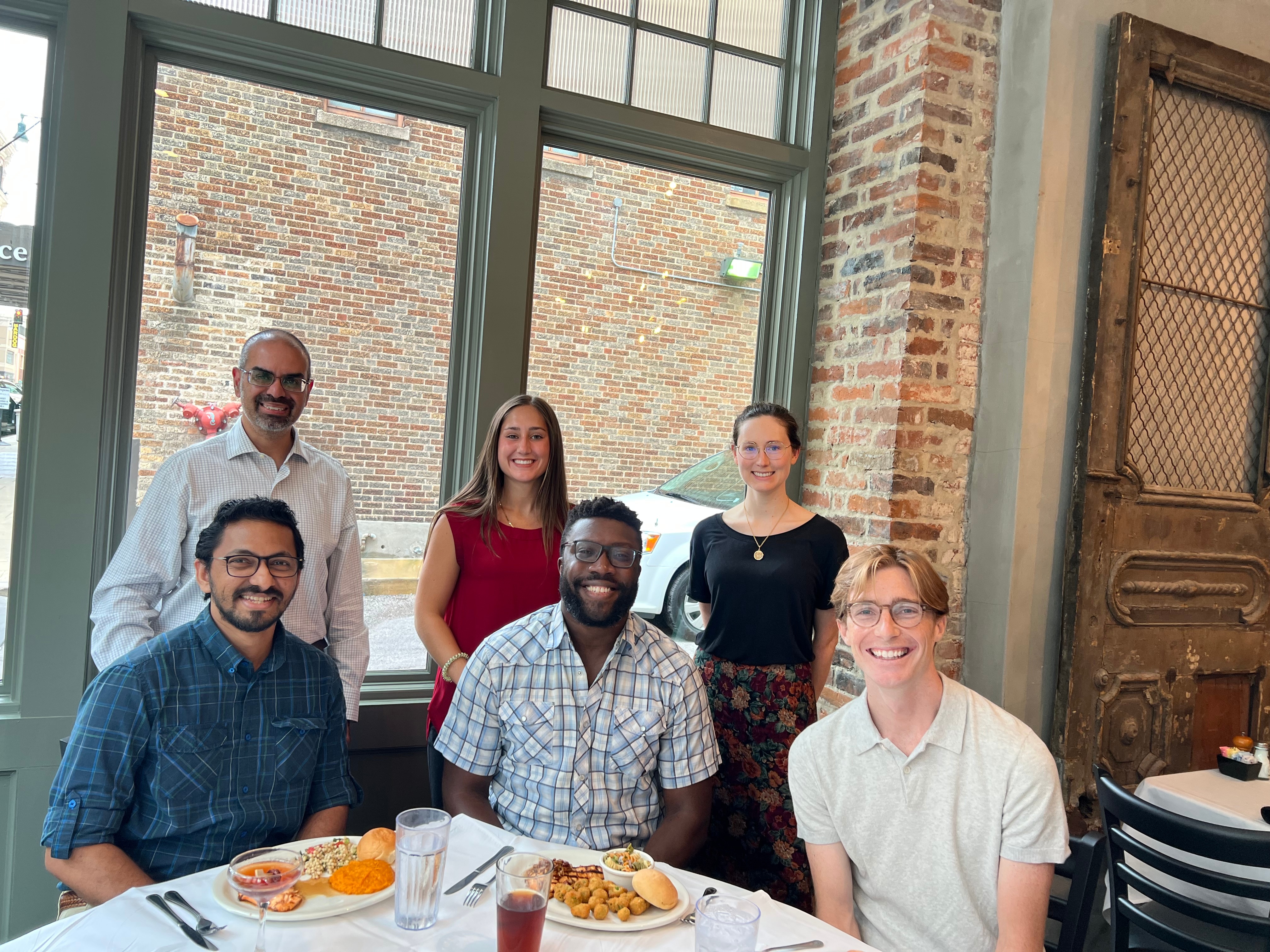 Group picture of Korah Kuruvilla and peers from University of Tennessee