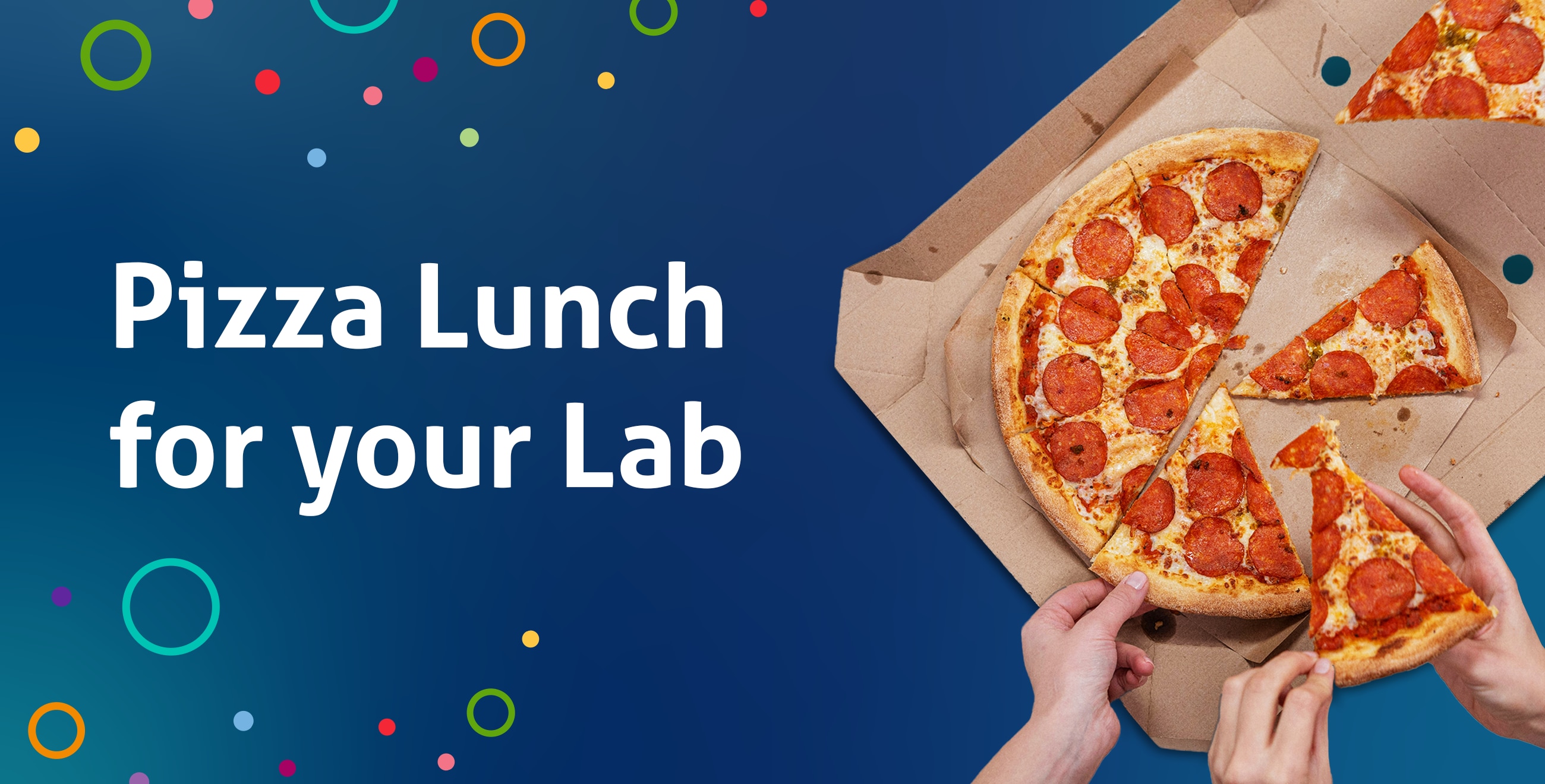 Lab pizza party