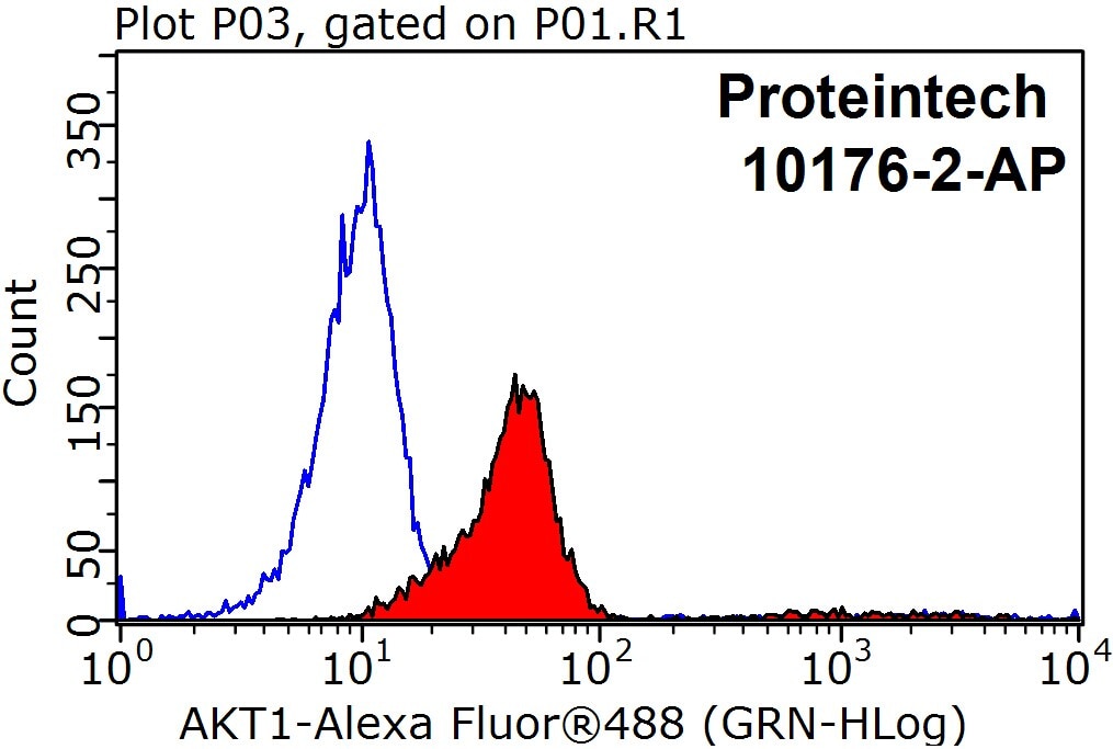 FC experiment of HeLa using 10176-2-AP