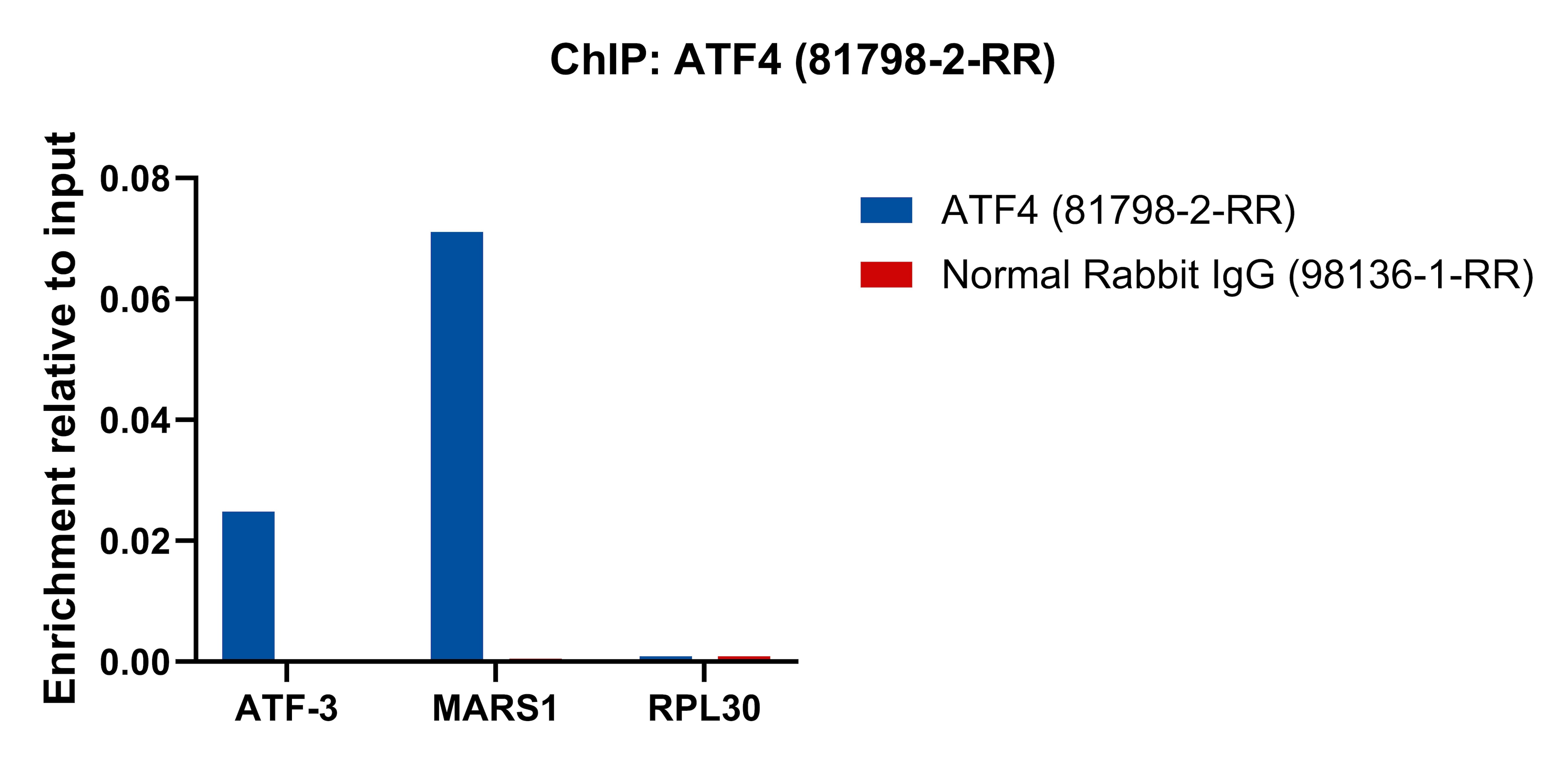 ChIP experiment of NIH/3T3 cells using ATF4 Recombinant antibody (81798-2-RR)