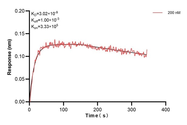 Affinity and Kinetic Characterization of 60463-1-PBS