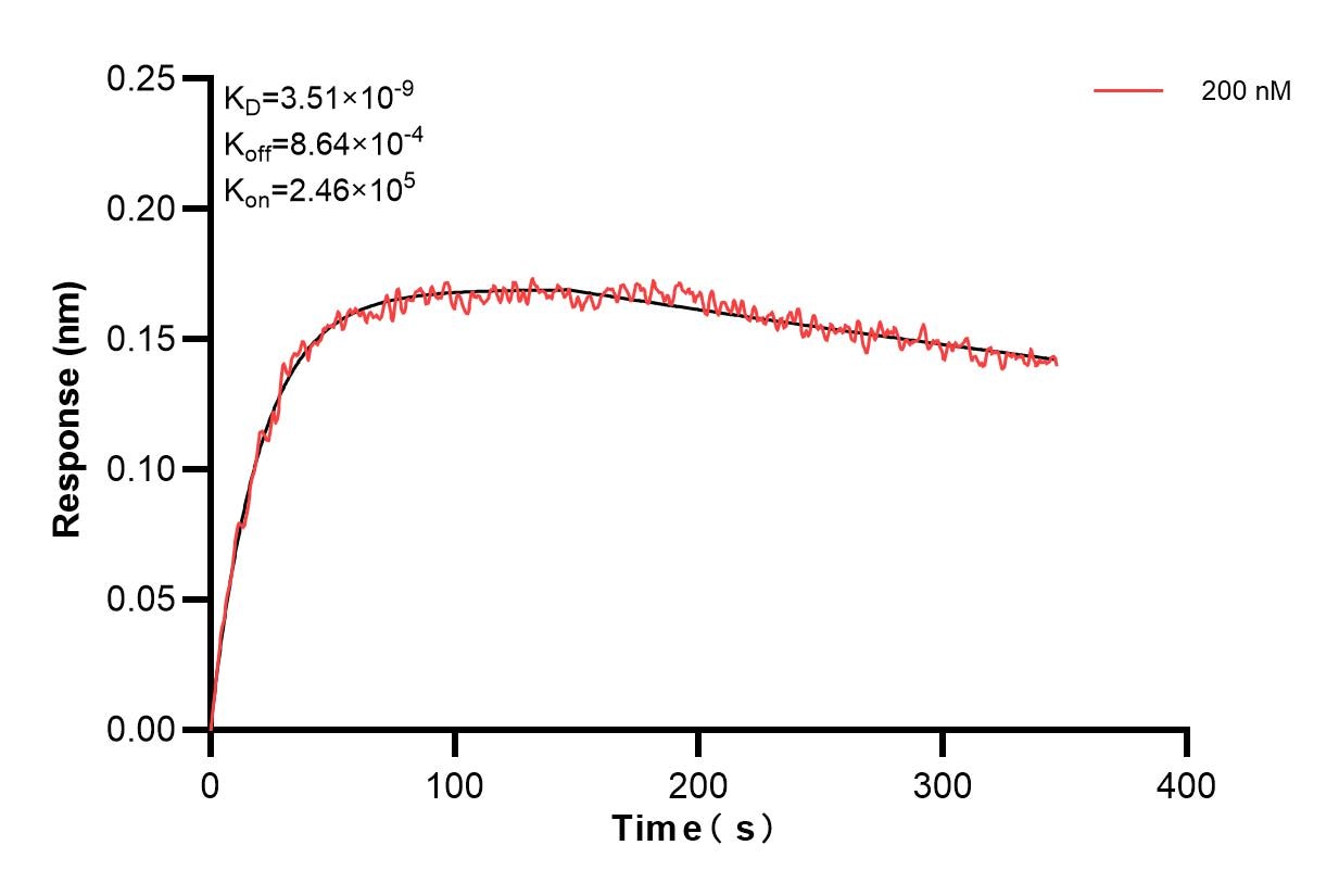 Affinity and Kinetic Characterization of 67205-4-PBS