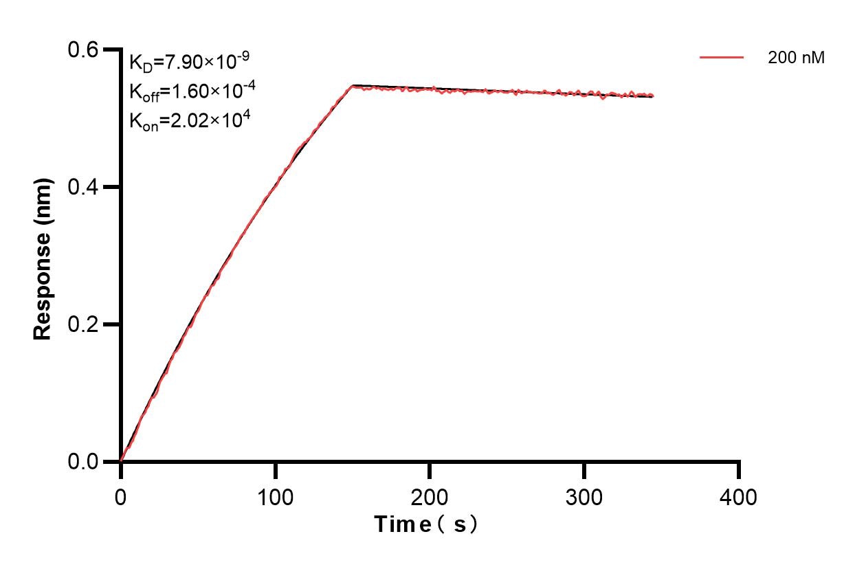 Affinity and Kinetic Characterization of 82967-3-PBS