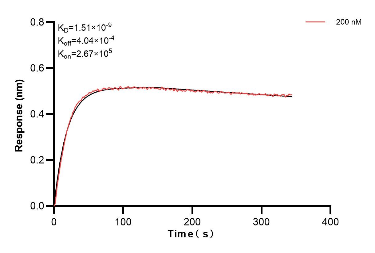 Affinity and Kinetic Characterization of 83101-6-PBS