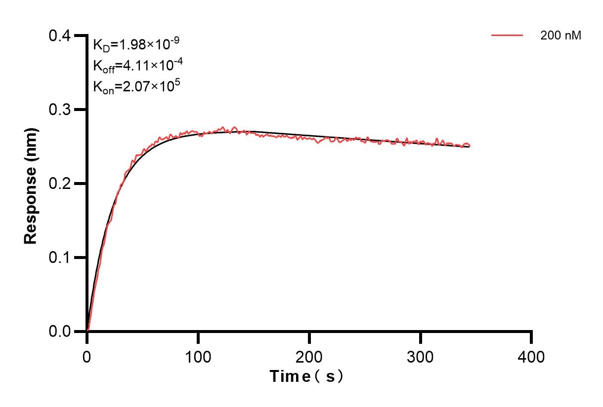 Affinity and Kinetic Characterization of 83547-2-PBS