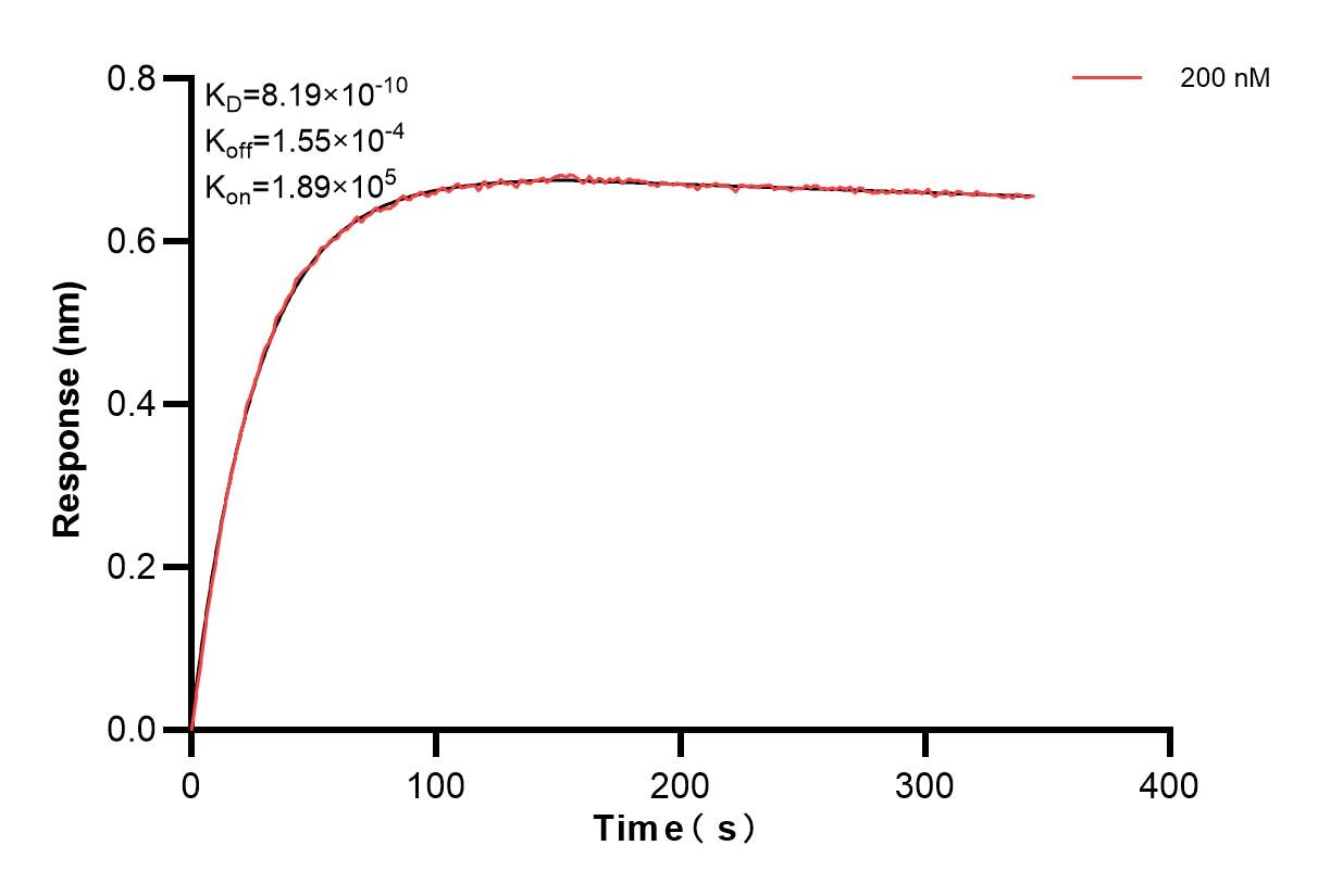 Affinity and Kinetic Characterization of 83725-3-PBS