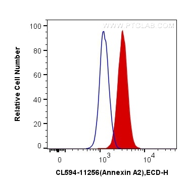 FC experiment of K-562 using CL594-11256