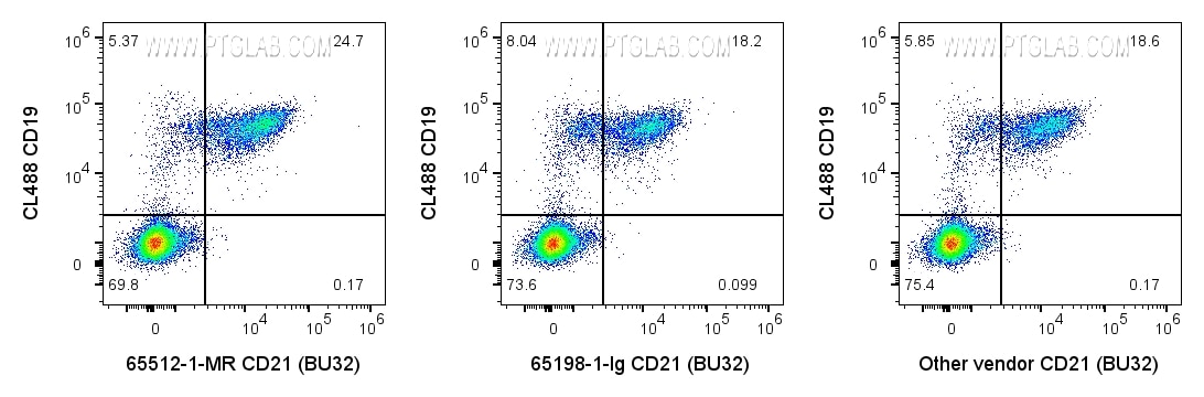 FC experiment of human PBMCs using 65512-1-MR