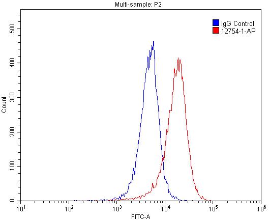 FC experiment of A549 using 12754-1-AP