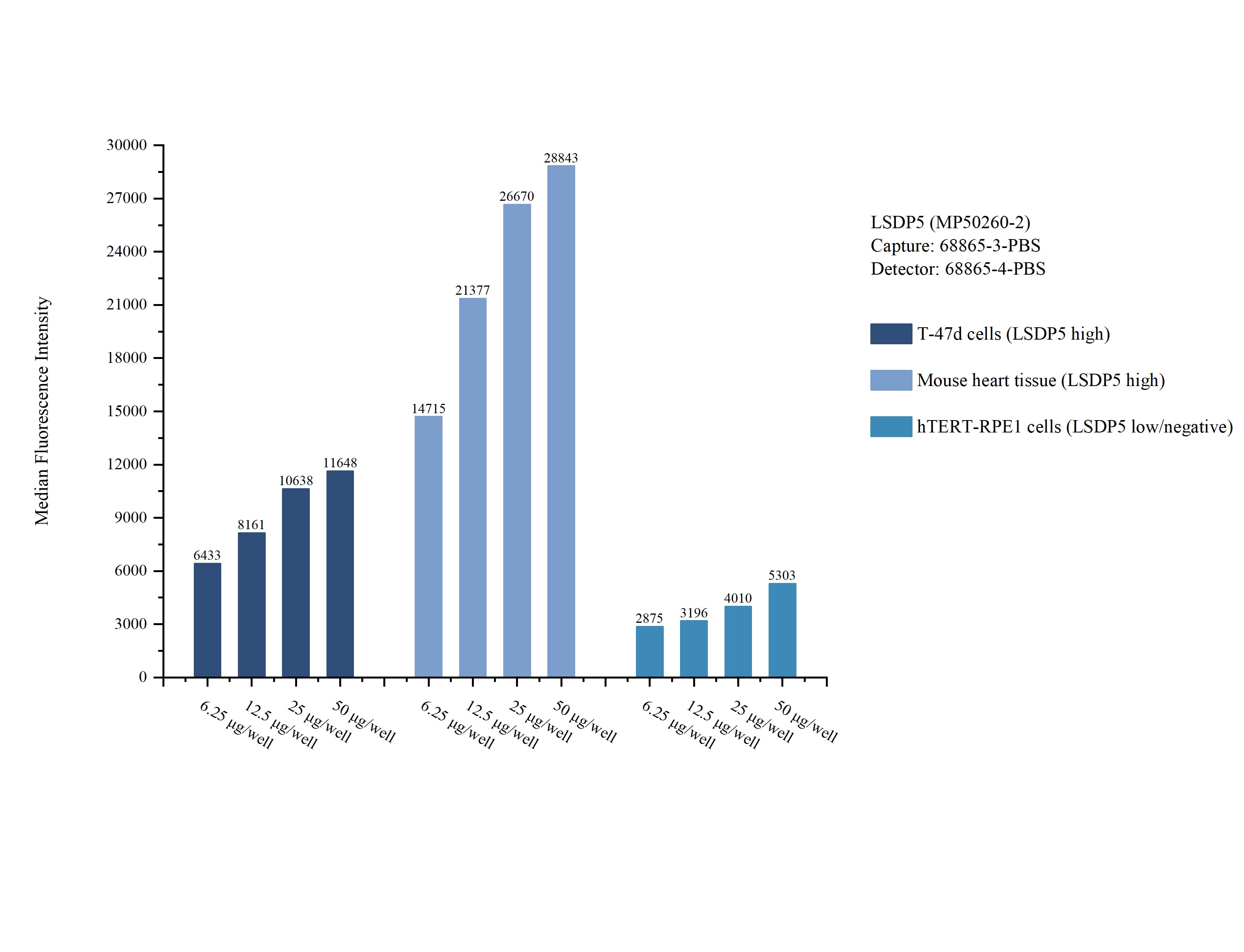 Cytometric bead array sample test of MP50260-2
