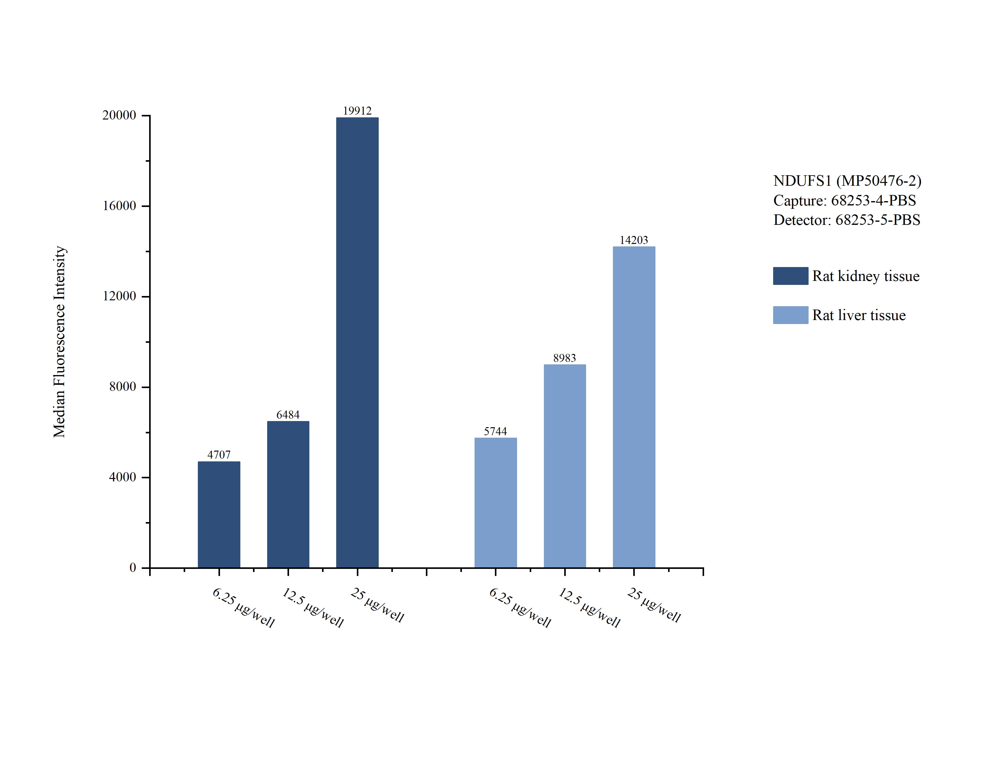 Cytometric bead array sample test of MP50476-2