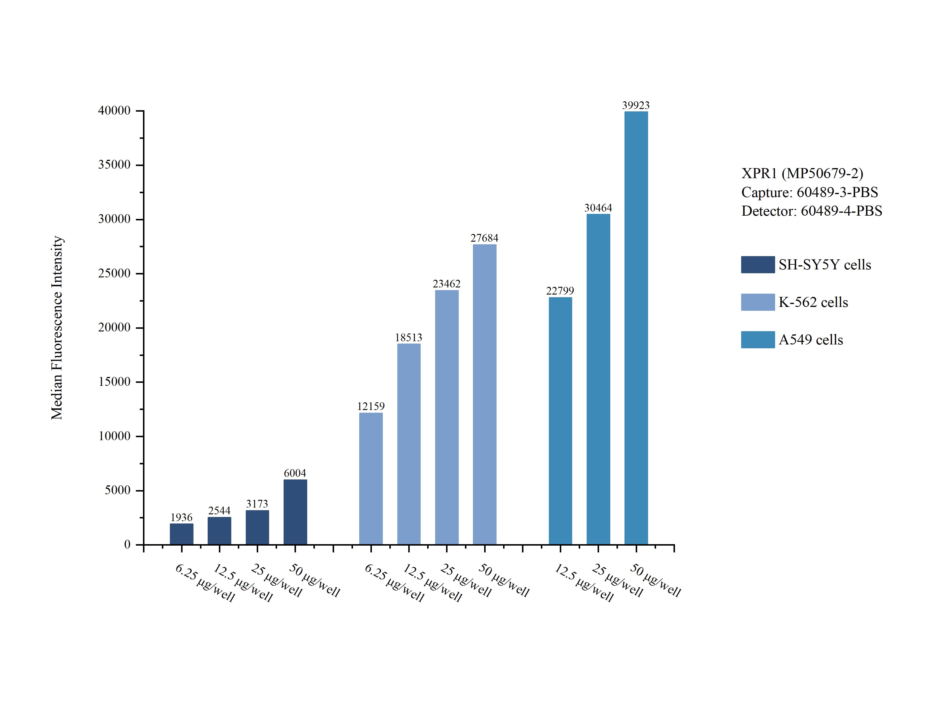 Cytometric bead array sample test of MP50679-2