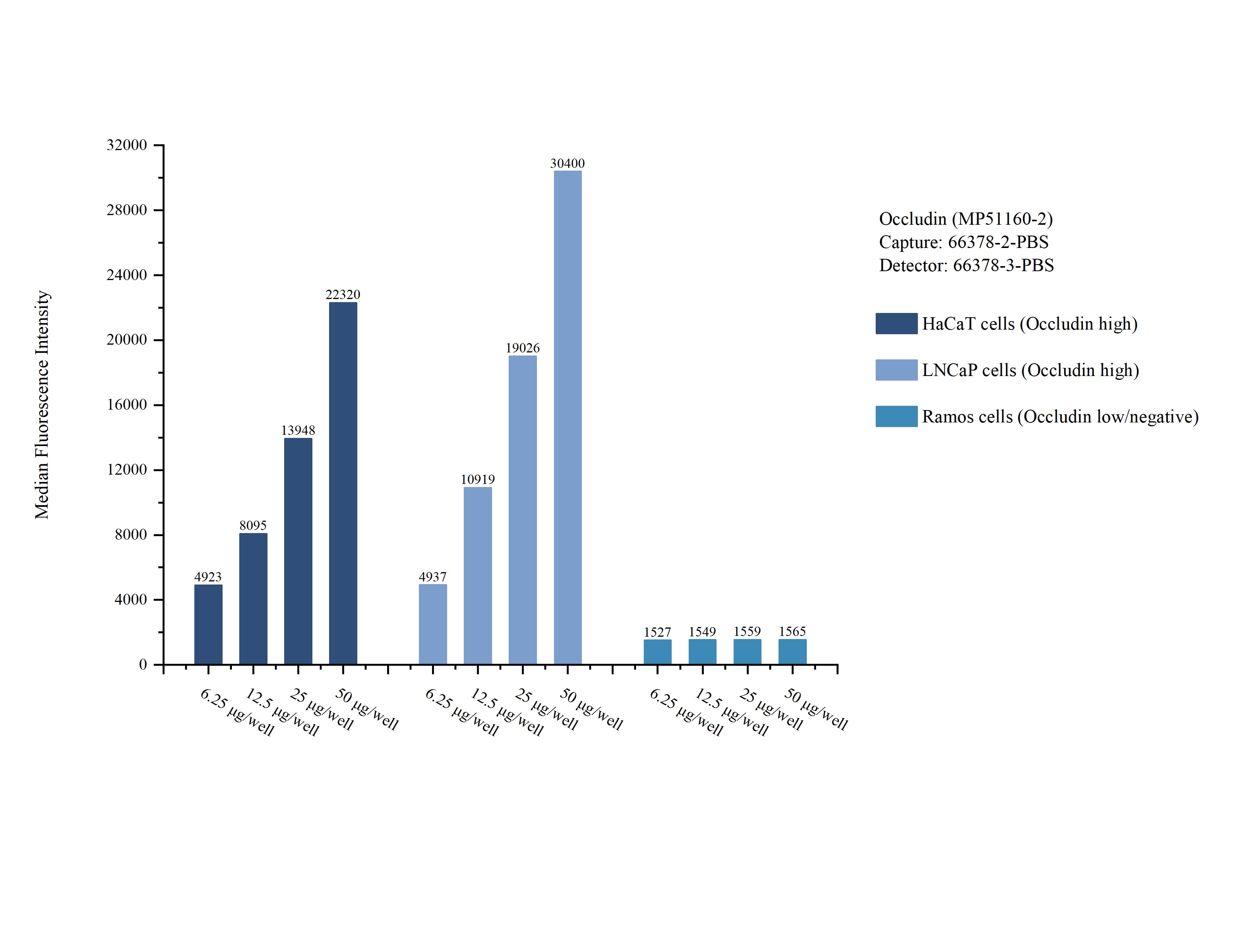 Cytometric bead array sample test of MP51160-2