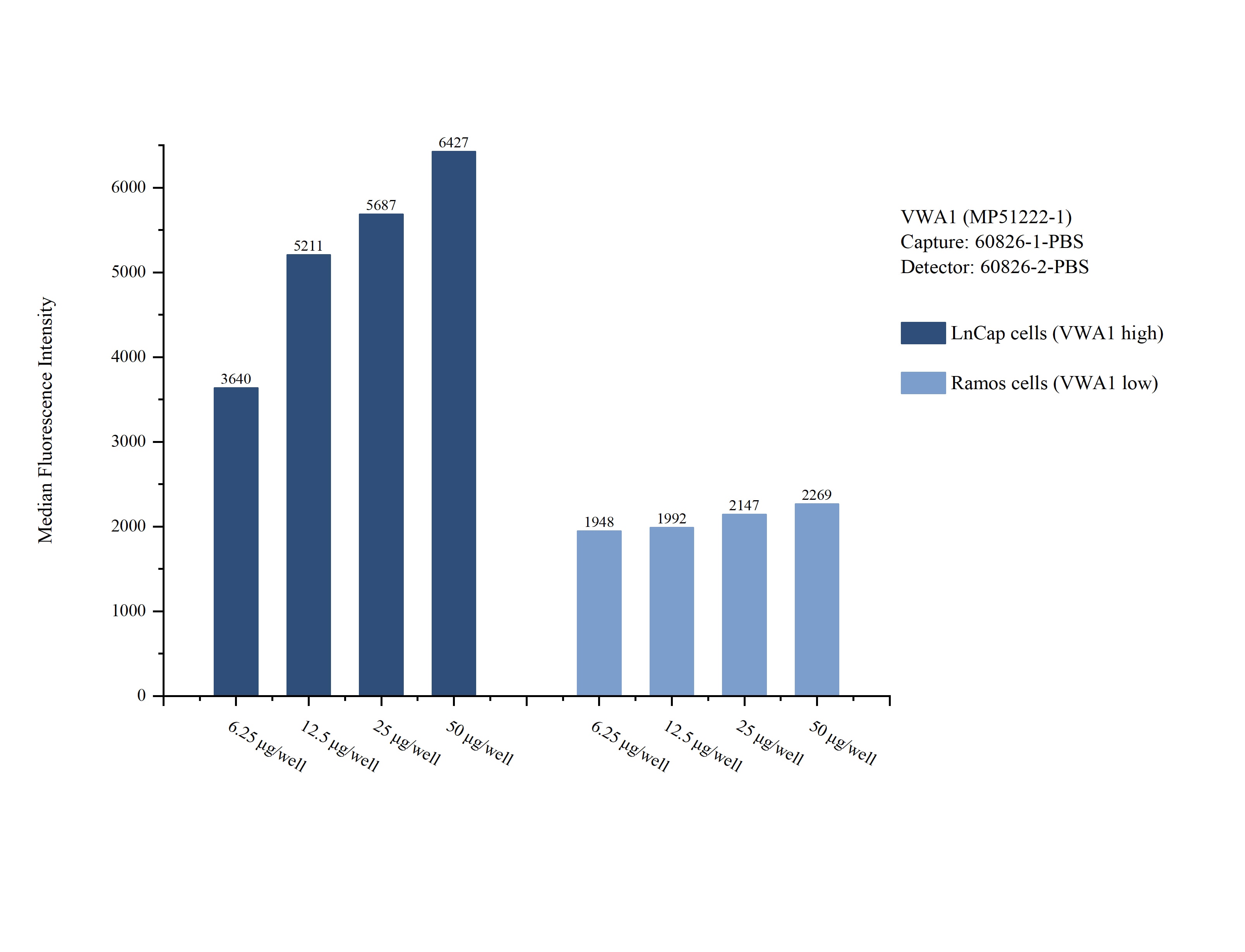 Cytometric bead array sample test of MP51222-1