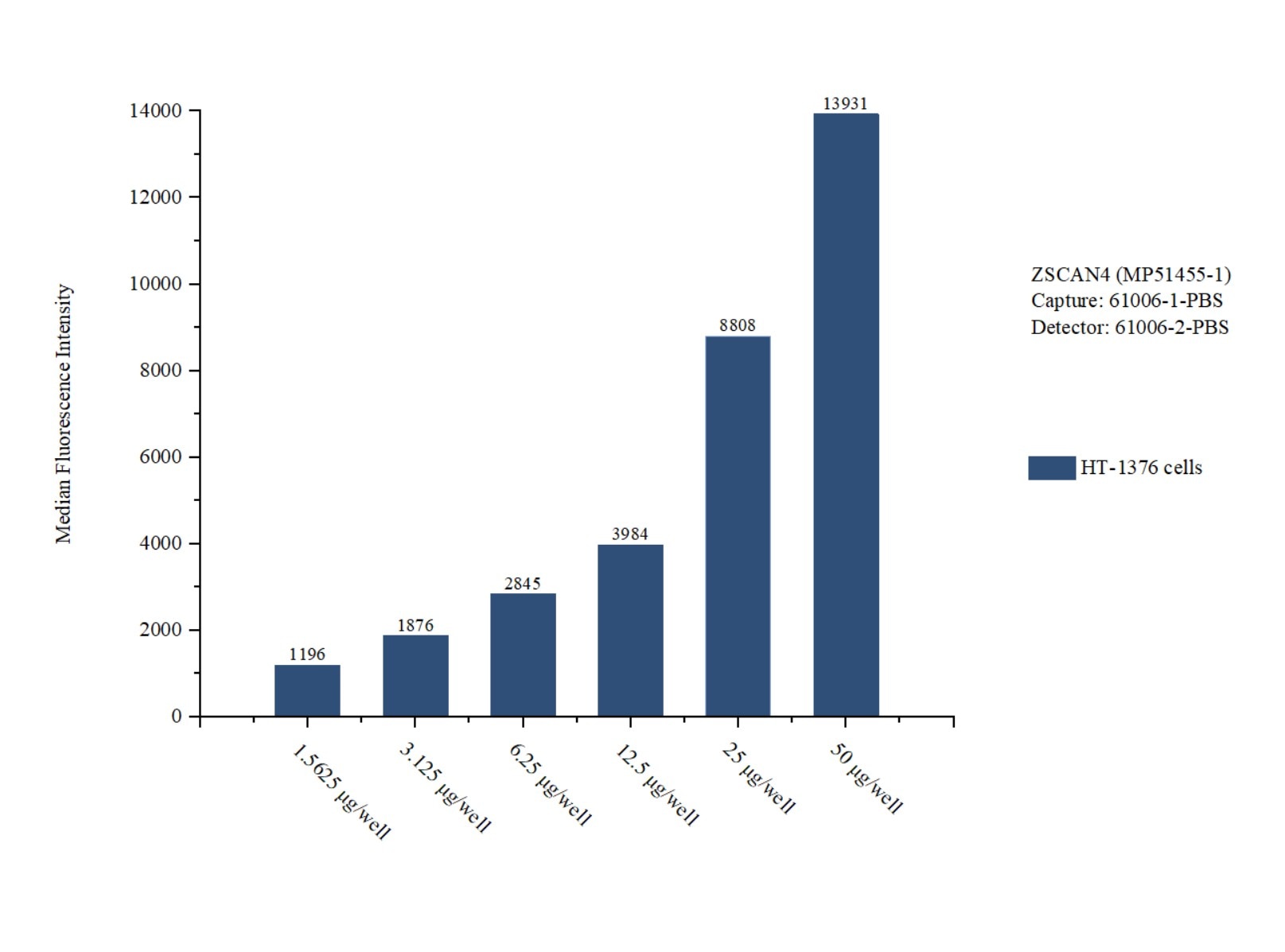 Cytometric bead array sample test of MP51455-1