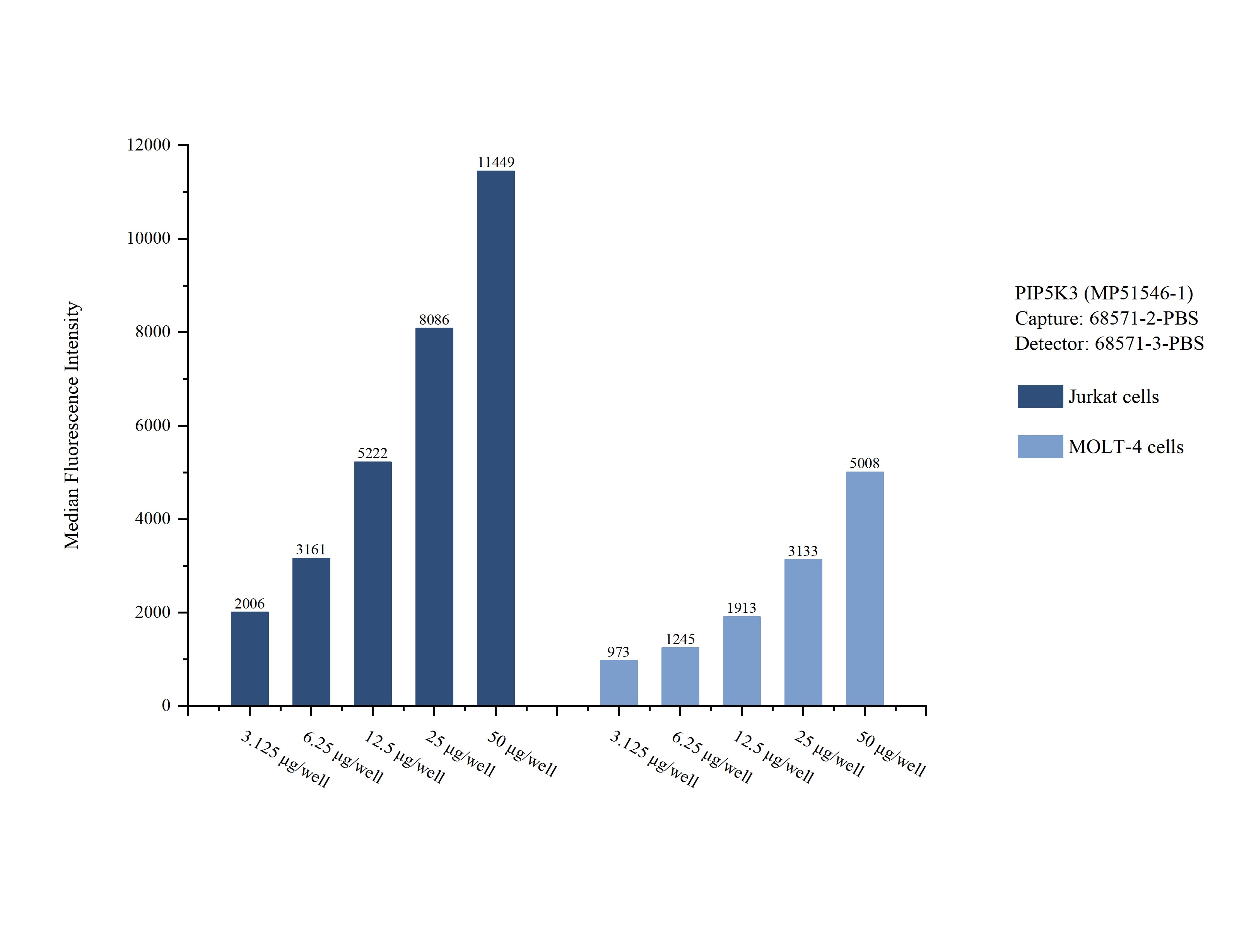 Cytometric bead array sample test of MP51546-1