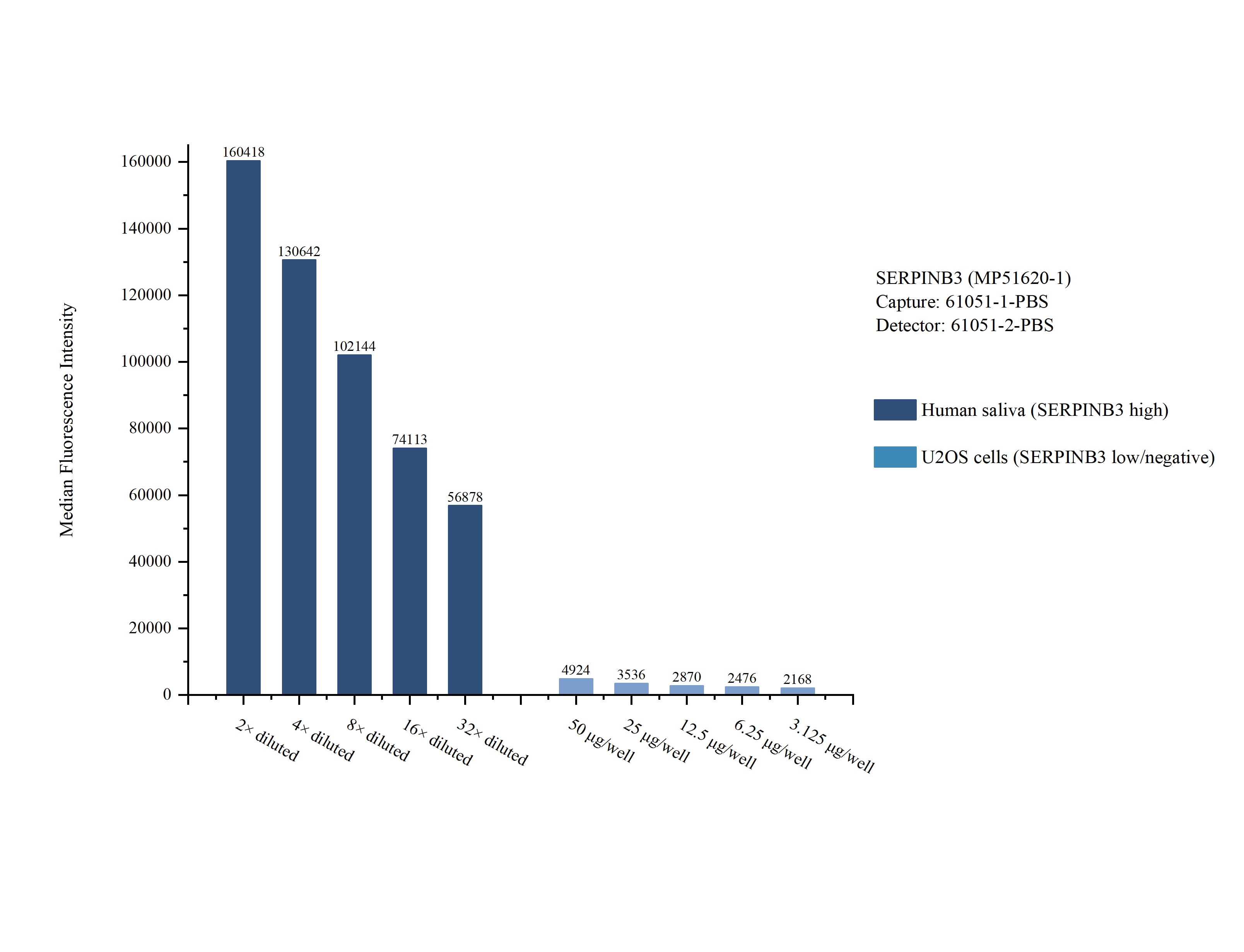 Cytometric bead array sample test of MP51620-1