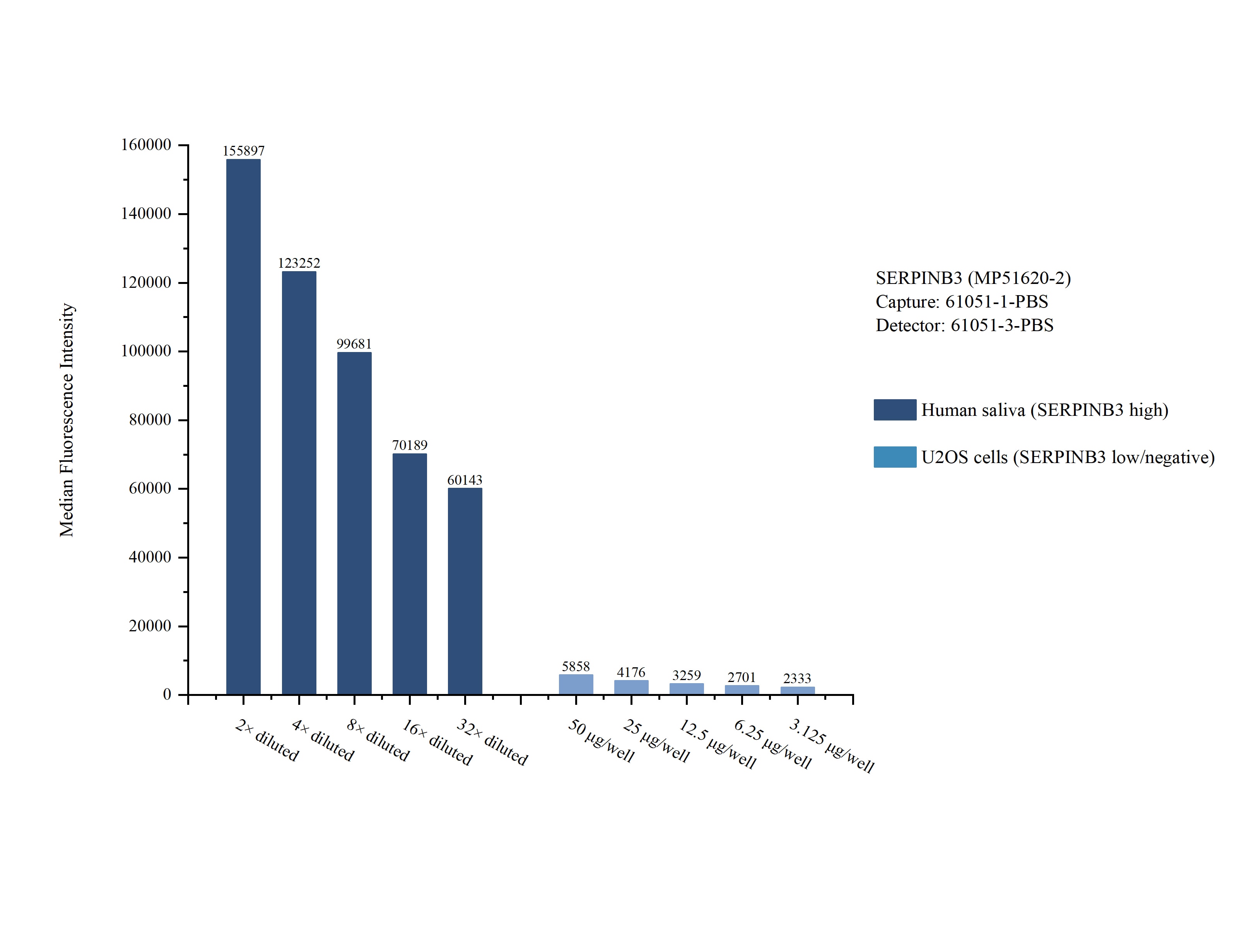 Cytometric bead array sample test of MP51620-2