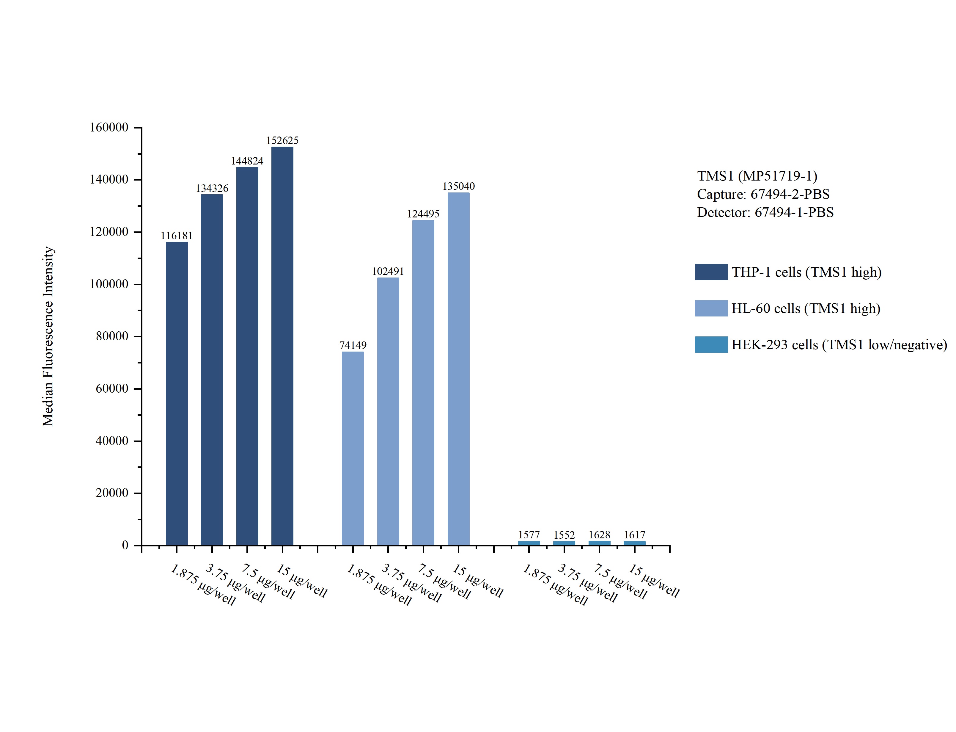Cytometric bead array sample test of MP51719-1