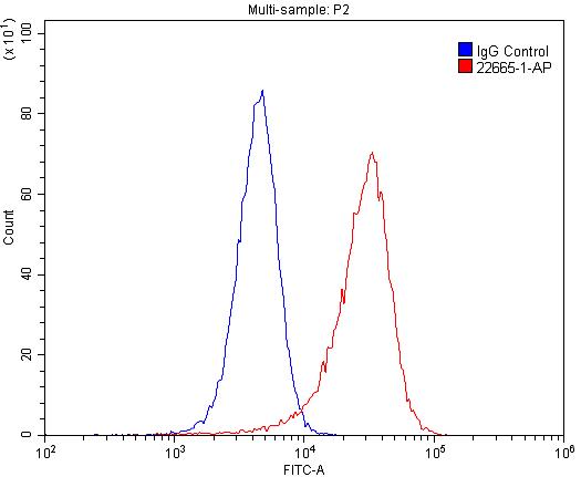 FC experiment of HeLa using 22665-1-AP