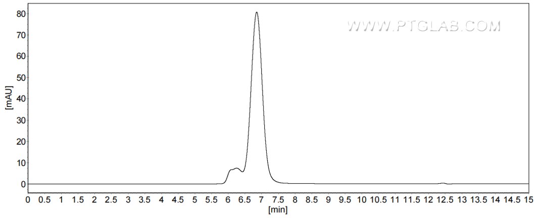 The purity of Mouse EPCR was greater than 90% as determined by SEC-HPLC.