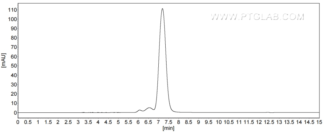 The purity of Human CD47 was greater than 90% as determined by SEC-HPLC.