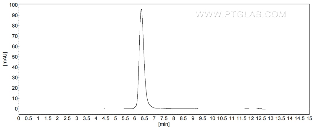The purity of Human CD46 was greater than 90% as determined by SEC-HPLC.