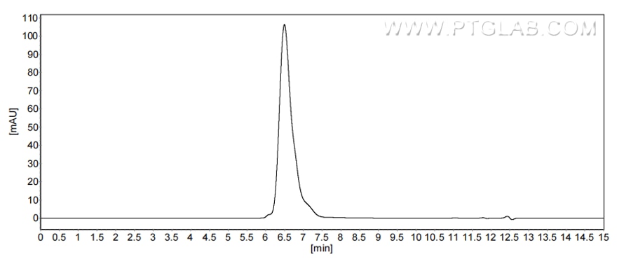 The purity of Mouse Podoplanin/PDPN was greater than 90% as determined by SEC-HPLC.