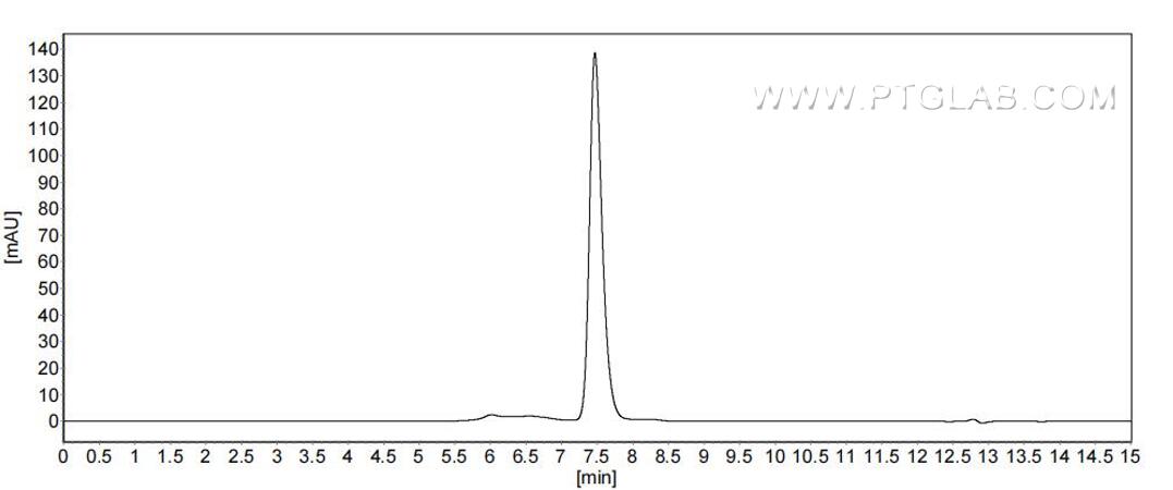 The purity of Mouse CD4 was greater than 90% as determined by SEC-HPLC.