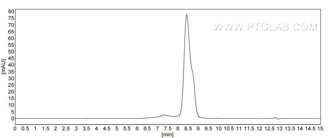 The purity of Human LAIR2 was greater than 90% as determined by SEC-HPLC.