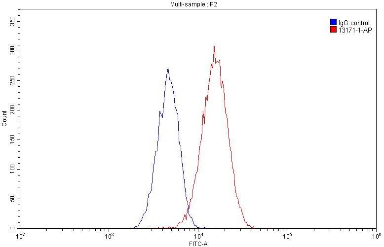 FC experiment of A549 using 13171-1-AP