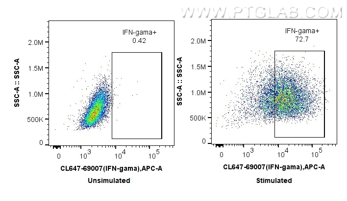 FC experiment of NK92 using CL647-69007