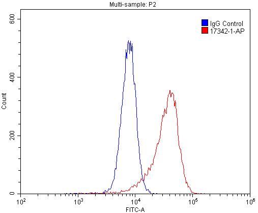 FC experiment of HL-60 using 17342-1-AP