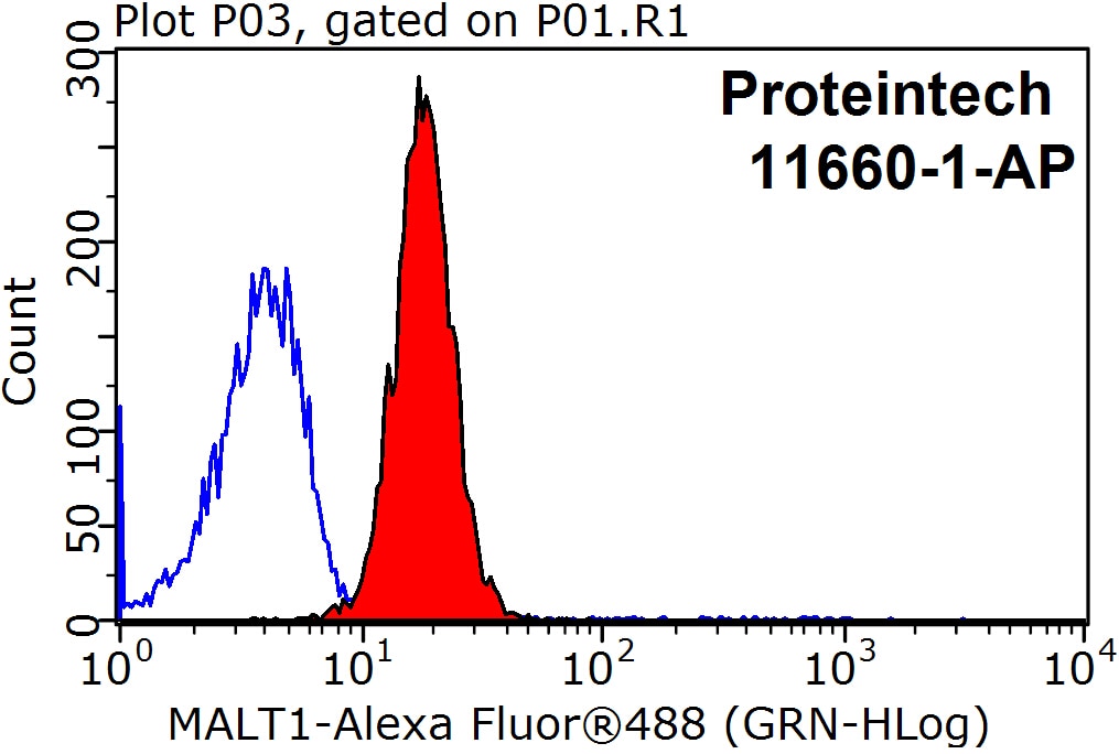 FC experiment of HeLa using 11660-1-AP