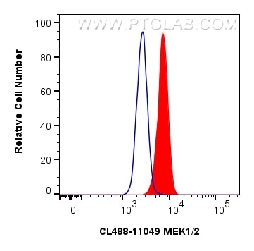 FC experiment of HeLa using CL488-11049