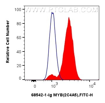 FC experiment of Jurkat using 68542-1-Ig