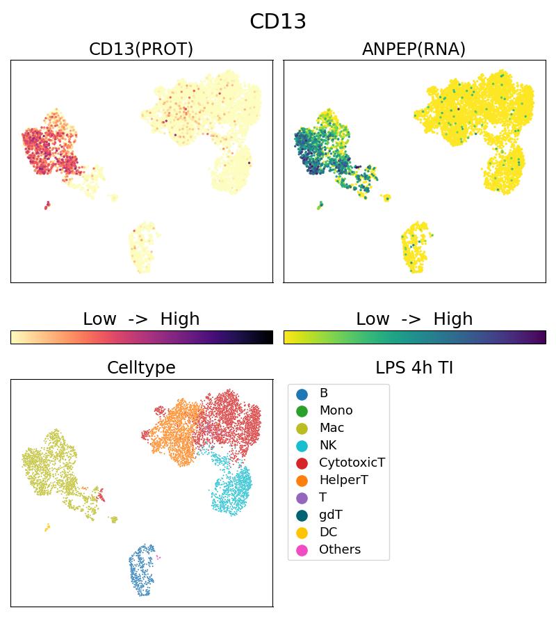 Single Cell Sequencing experiment G65186-1-5C on PBMC treated with 4hr LPS + TI