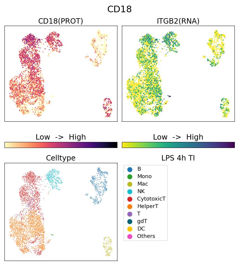 Single Cell Sequencing experiment G65190-1-5C on PBMC treated with 4hr LPS + TI