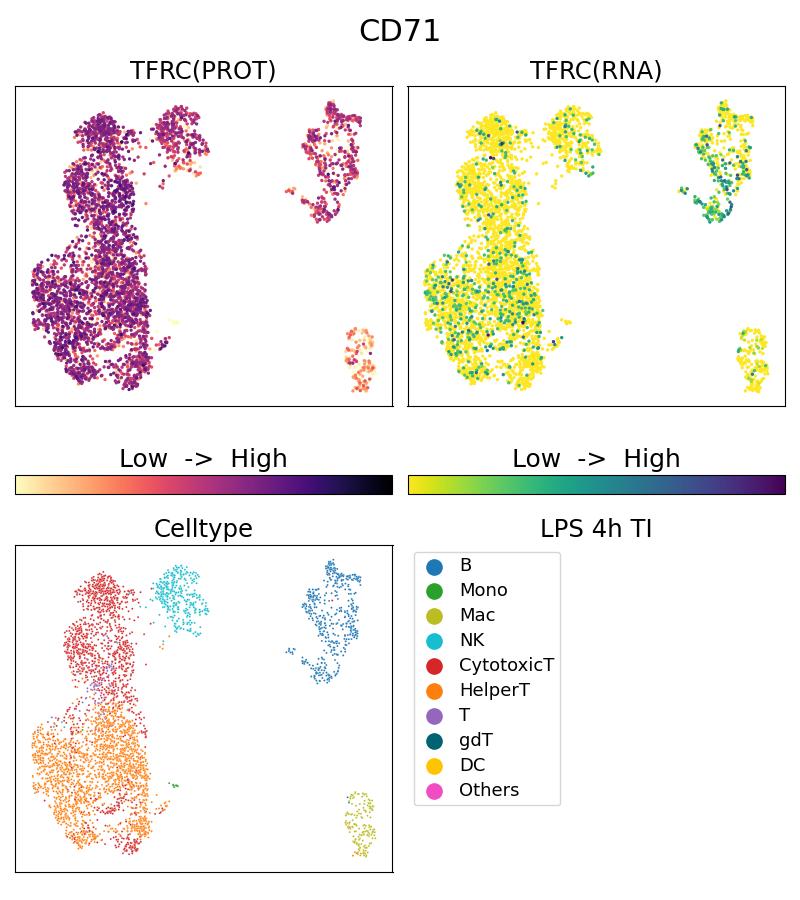 Single Cell Sequencing experiment G66180-1-5C on PBMC treated with 4hr LPS + TI