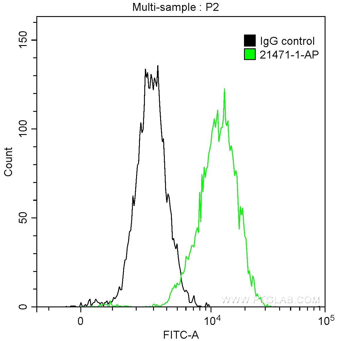 FC experiment of SH-SY5Y using 21471-1-AP