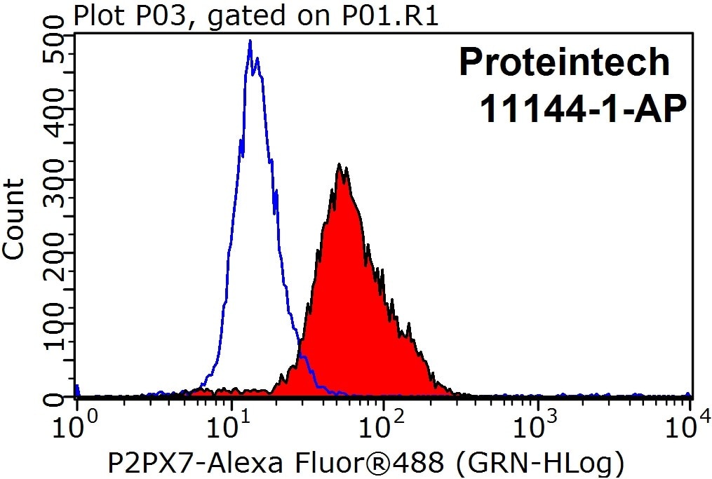 FC experiment of HeLa using 11144-1-AP