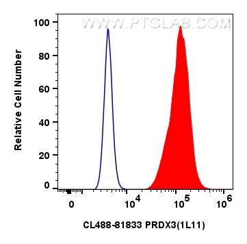 FC experiment of MCF-7 using CL488-81833