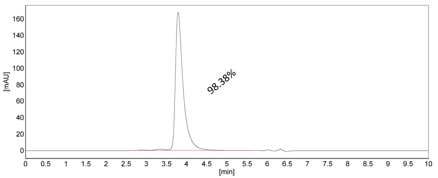 The purity of Human KGA/GAC Recombinant monoclonal antibody (Cat. No. 81486-1-RR) was greater than 95% as determined by SEC-HPLC. SEC-HPLC of 81486-1-RR