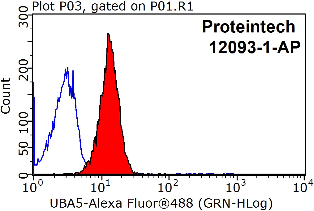 FC experiment of HeLa using 12093-1-AP