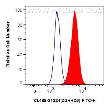 FC experiment of HeLa using CL488-21324